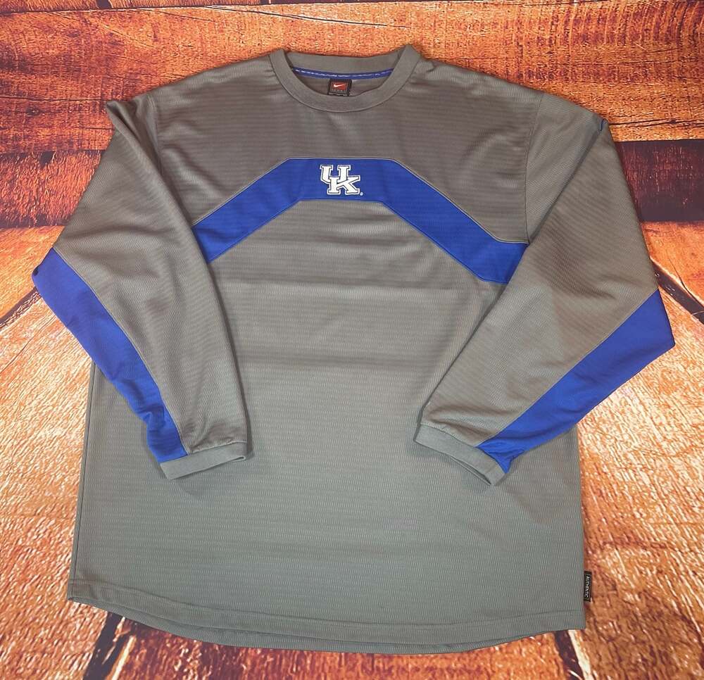 Nike University of Kentucky Wildcats Dri-Fit Long Sleeve Shirt XXL